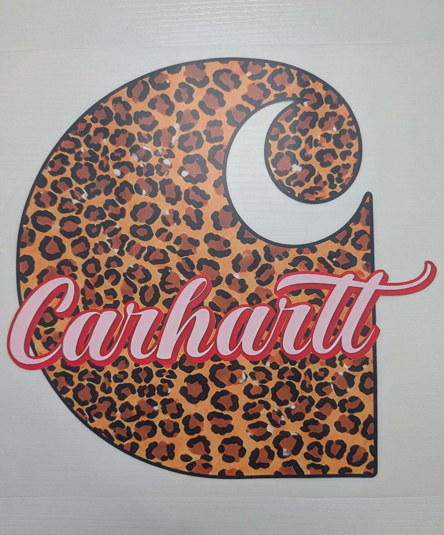 Carhartt Leopard Print Shirt Transfer