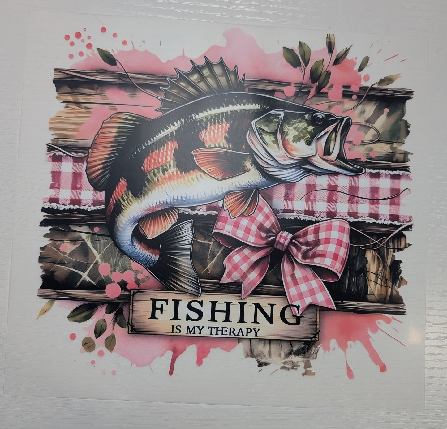 Fishing is my Therapy Shirt Transfer