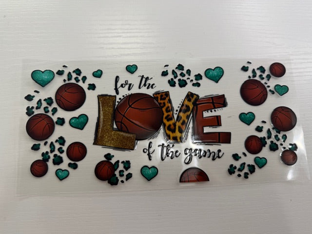 For The Love Of The Game Basketball