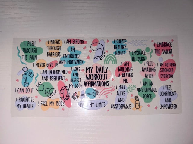 My Daily Workout Affirmations