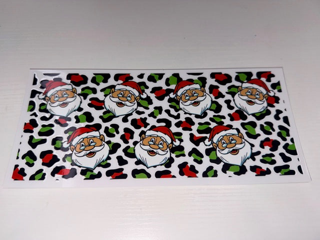 Santa Clause with Cheeta Prints