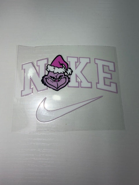 Grinch Nike Decal