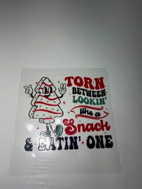 Christmas Cake Decal