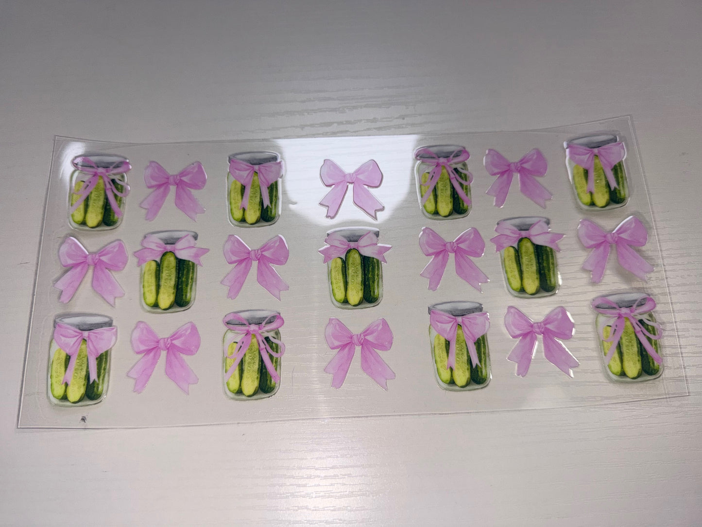 Pickles with Pink Bows