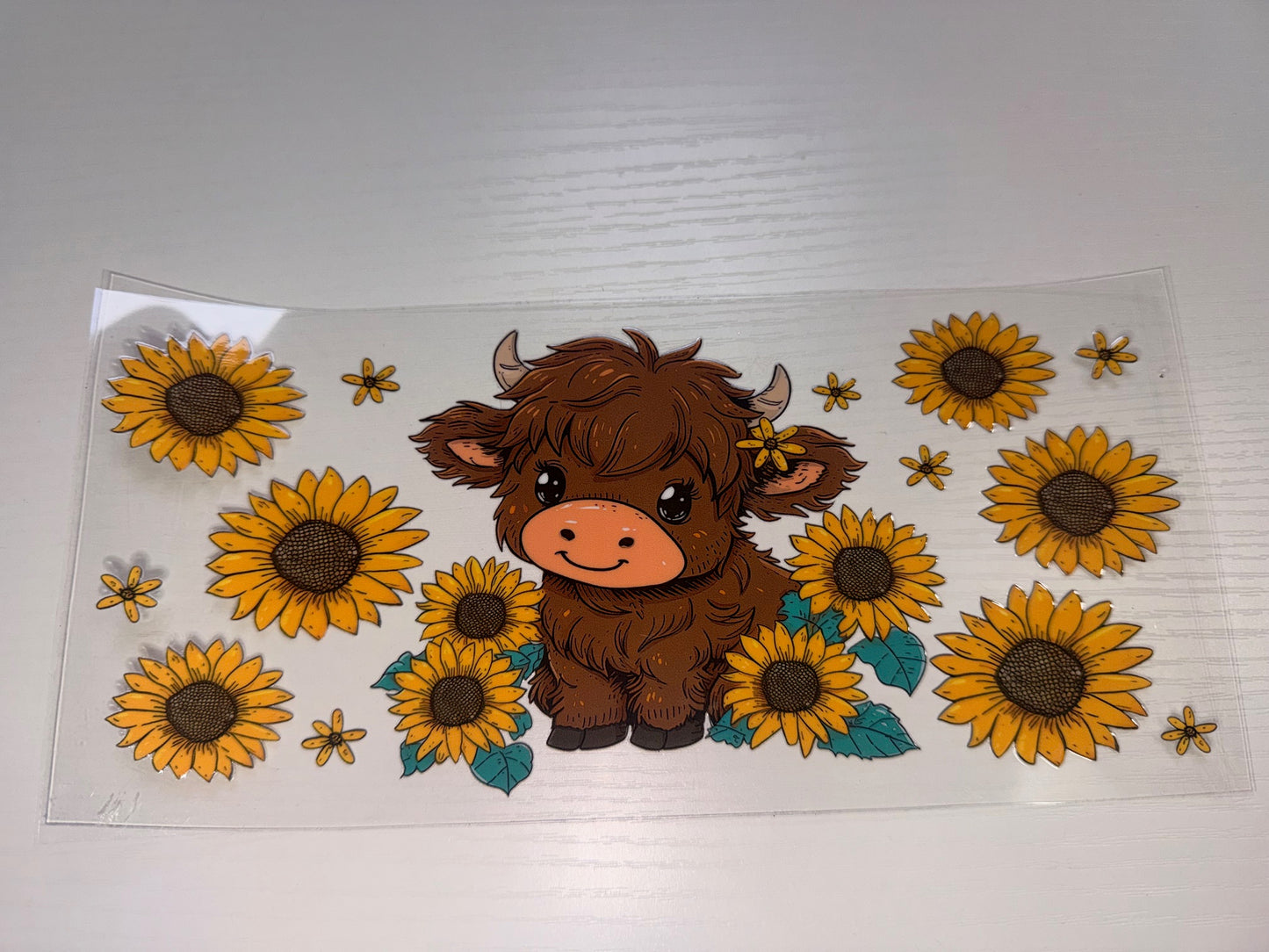 Highland with Sunflowers