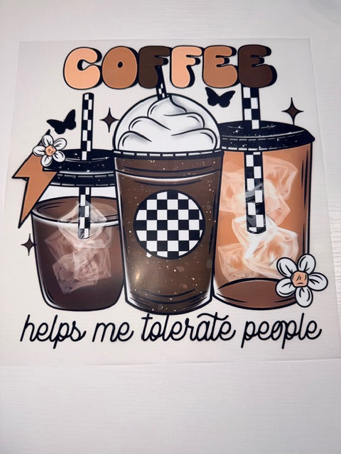 Coffee Shirt Transfer