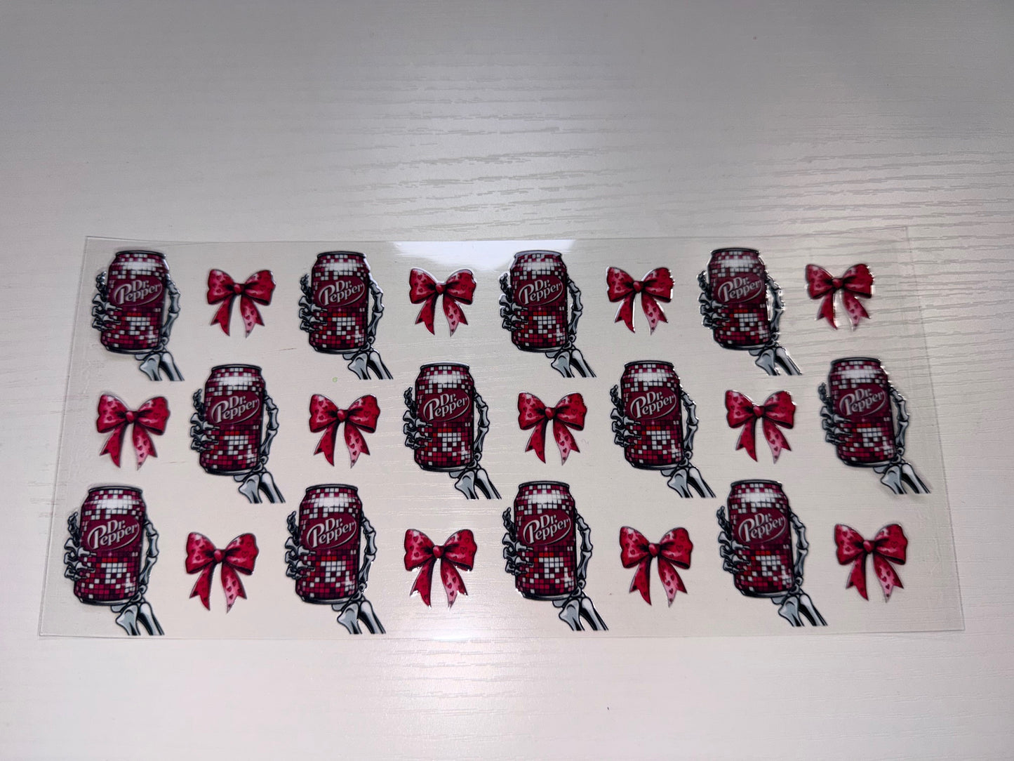 Dr Pepper with Red Bows