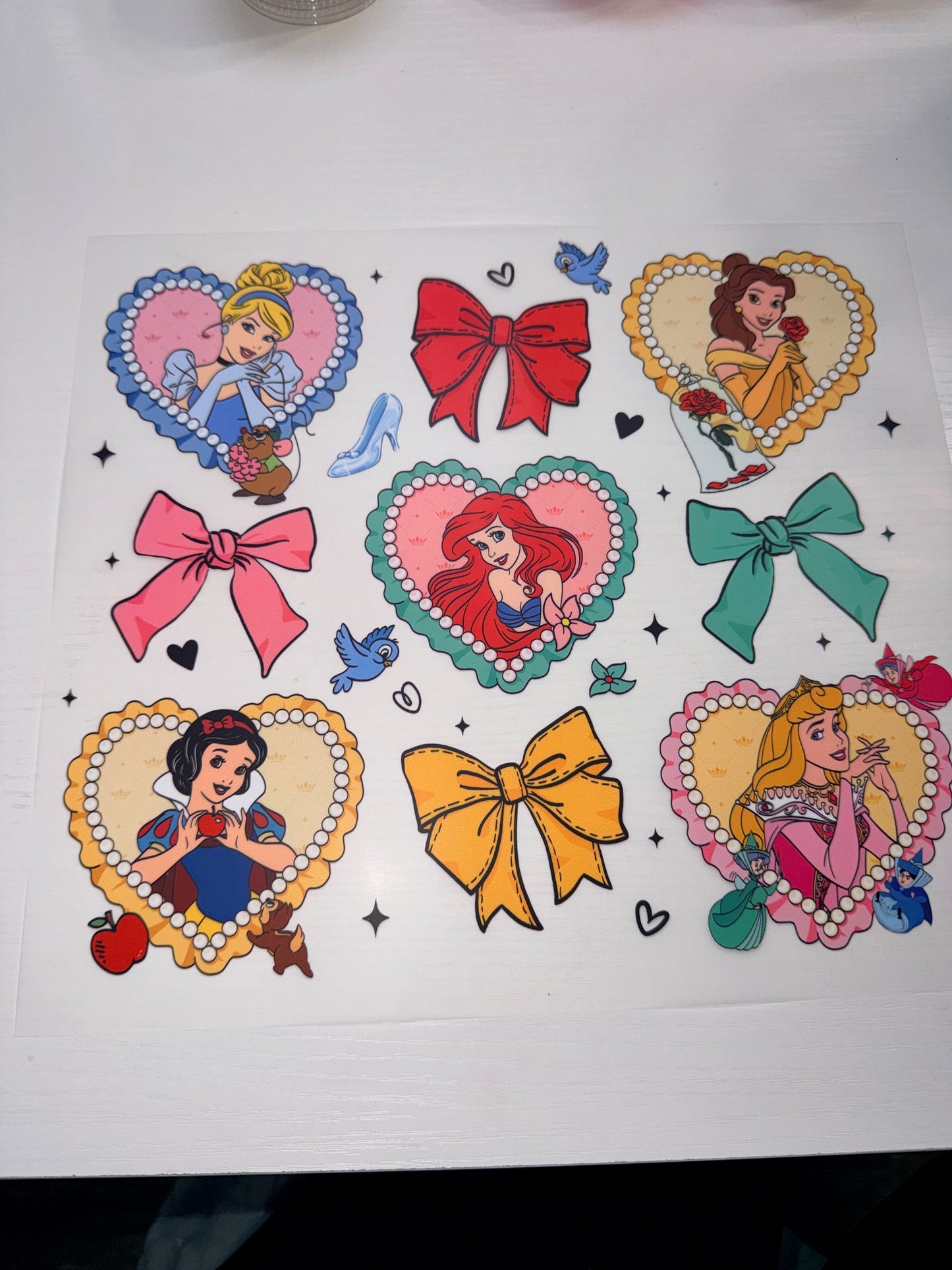 Princess with Bows Shirt Transfer