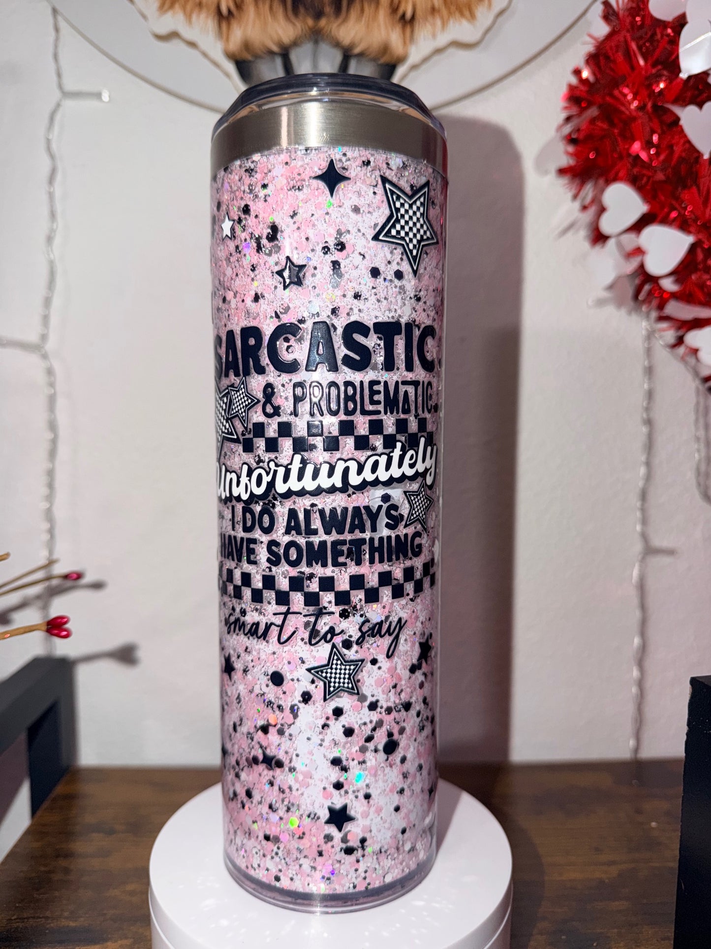 20oz Stainless Steel Snow Globe