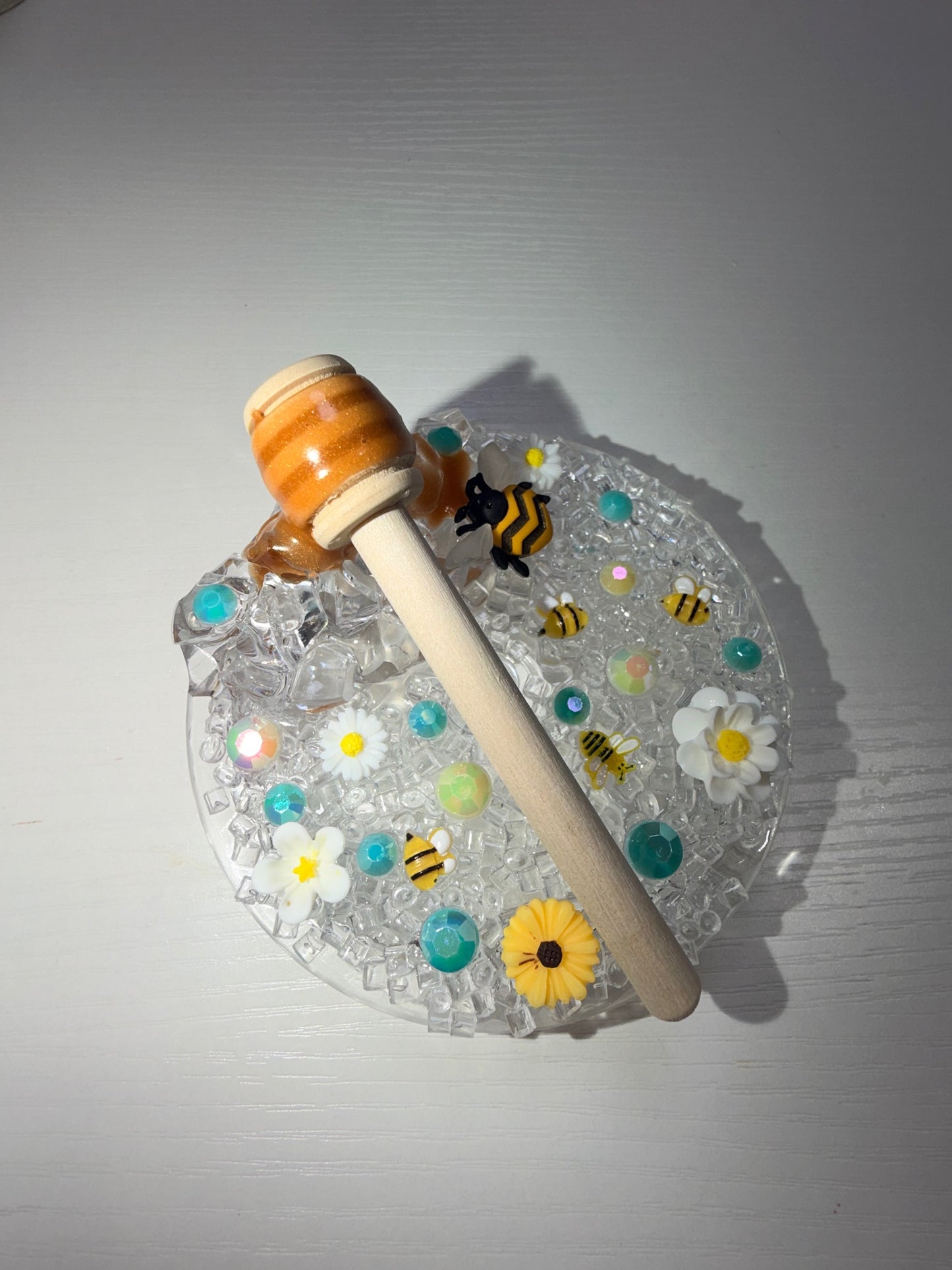 24oz Acrylic Honey Comb Pooh Bear w/Custom Lid