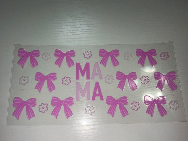 Mama with Pink Bows