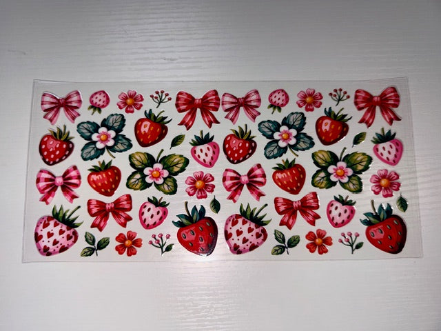 Strawberries and Bows