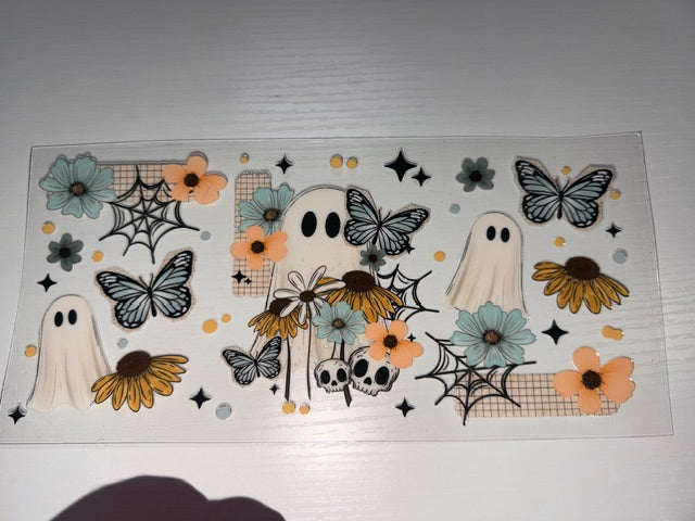 Ghost with Flowers