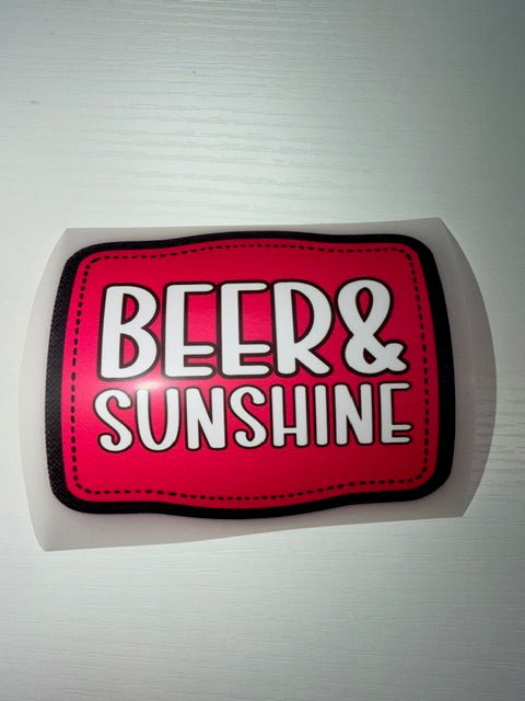 Beer & Sunshine Screen Print