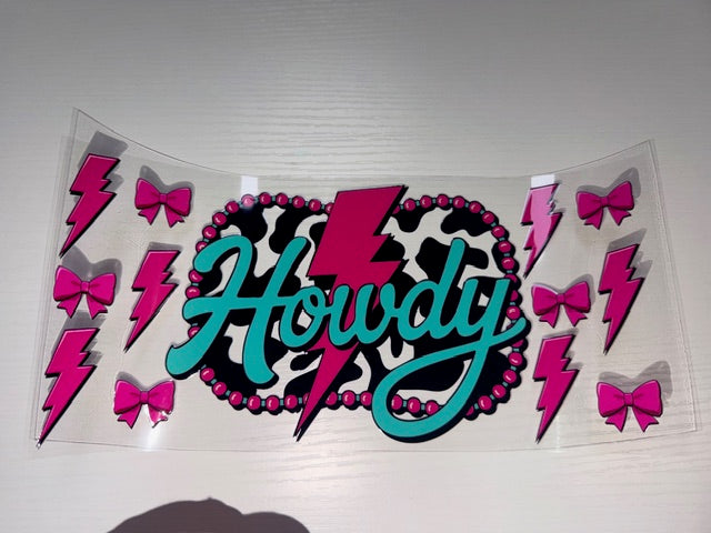 Howdy Cow Print Bows