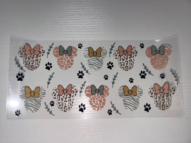 Mouse head Bows Paws
