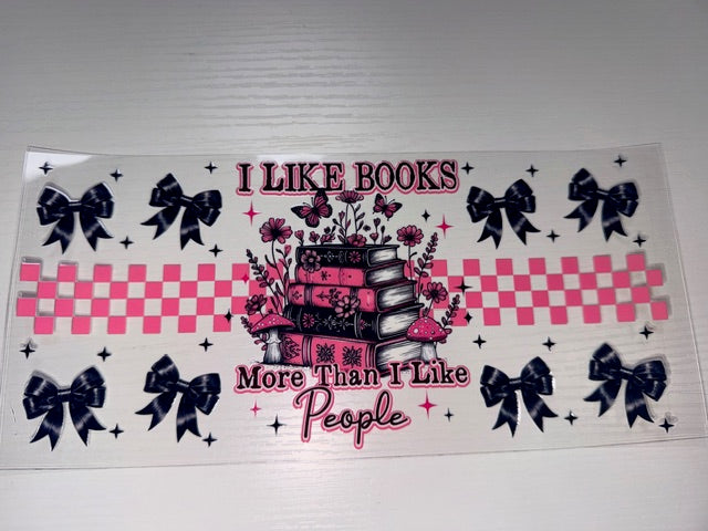 I like books more than I like people