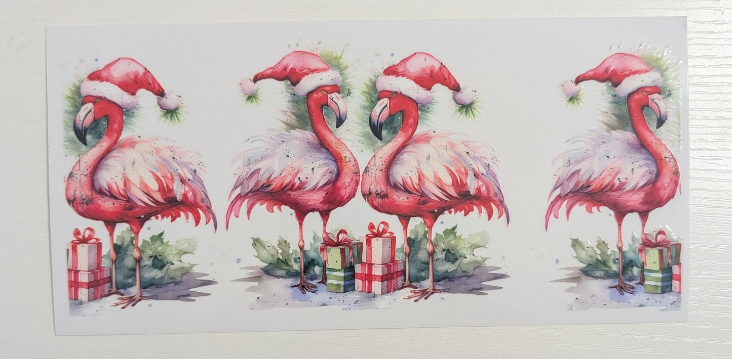 Christmas Flamingo's