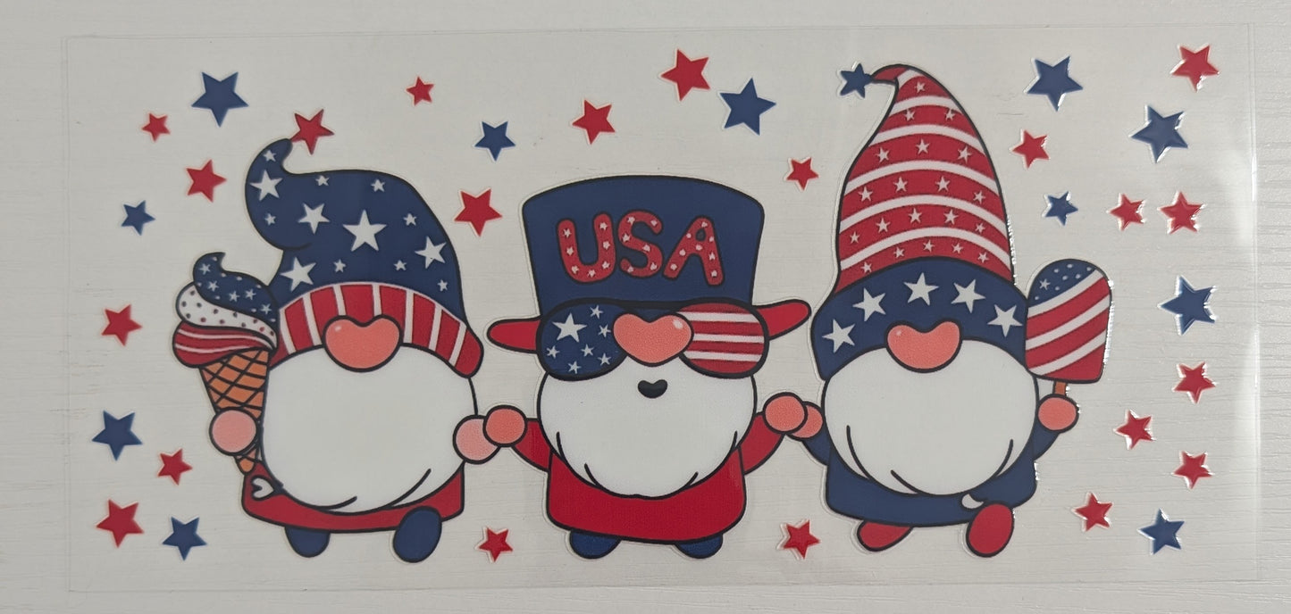 Red White & Blue USA Gnomes