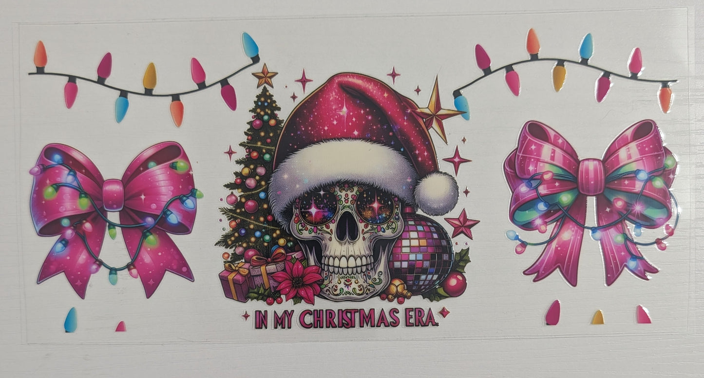 Skull Christmas Bows "In My Christmas Era"