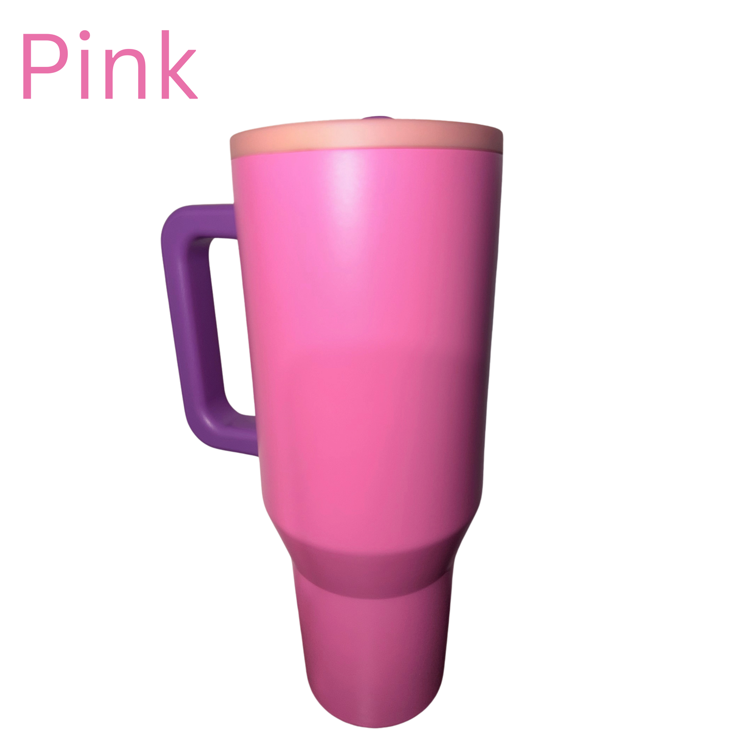 40oz Powder Coated Tumblers Solid Color (NO SPILL)