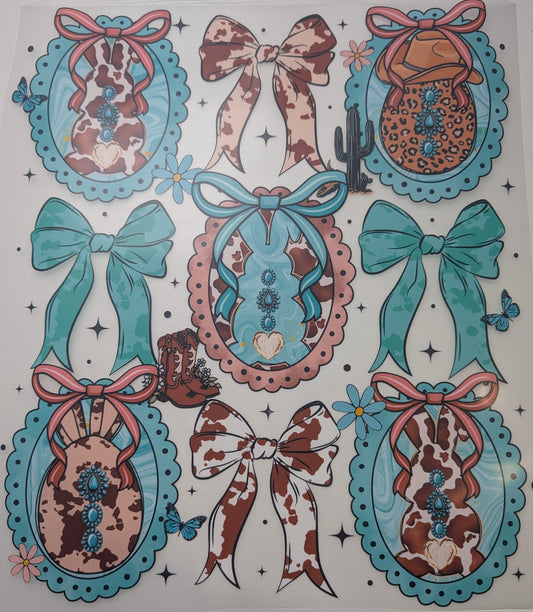 Western Bunny Shirt Transfer