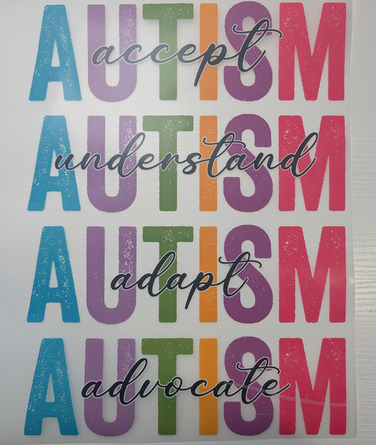 Autism Shirt Transfer
