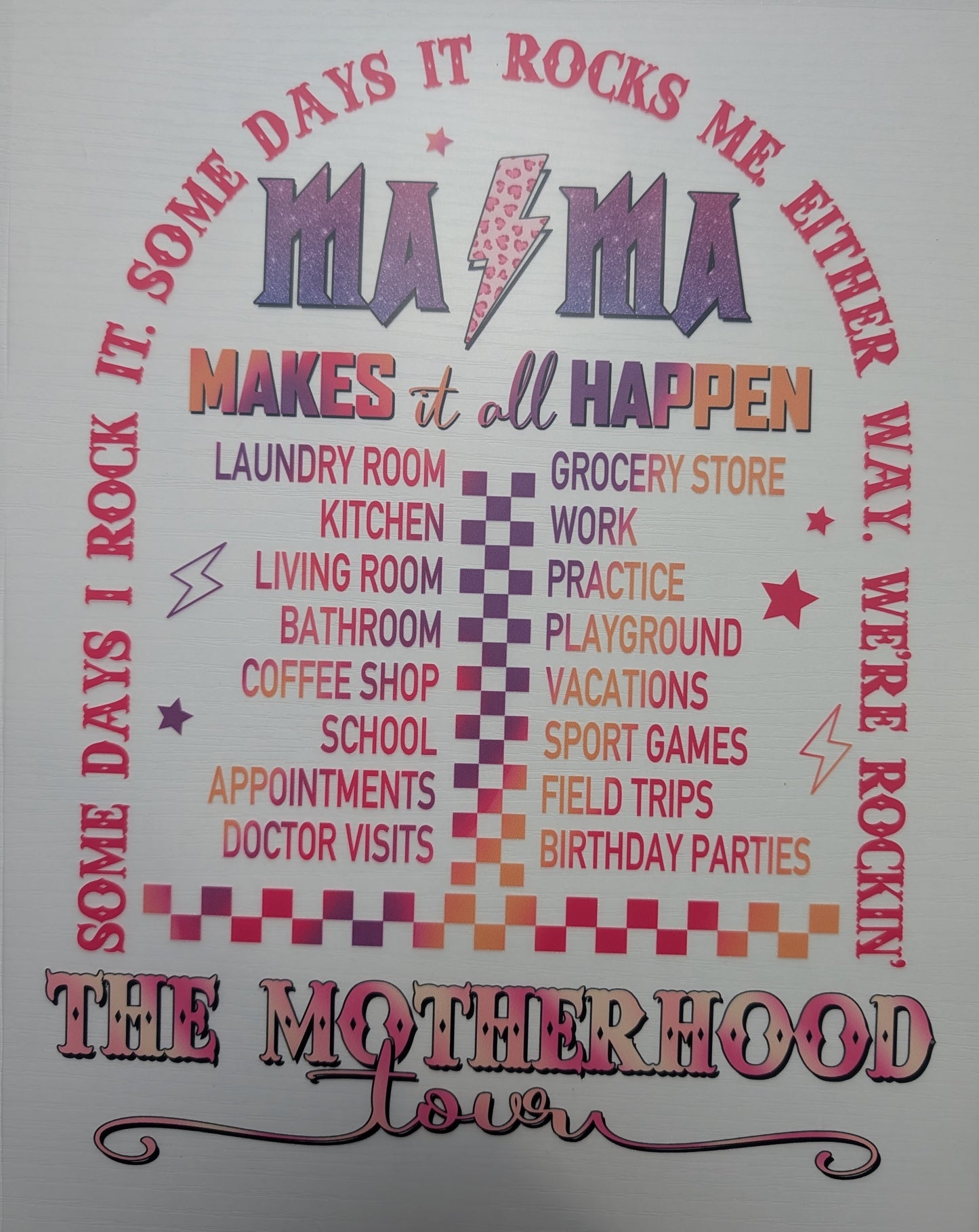 Some Day I Rock It Shirt Transfer