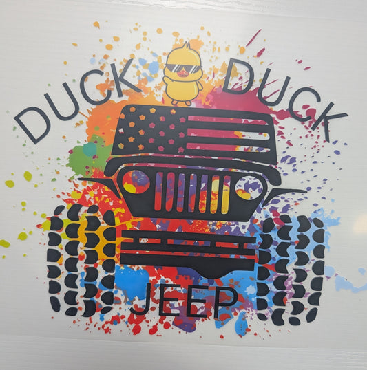 Jeep Duck Duck Shirt Transfer