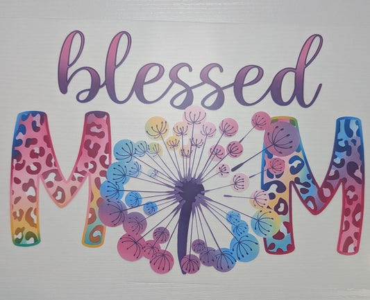 Blessed Mom Shirt Transfer