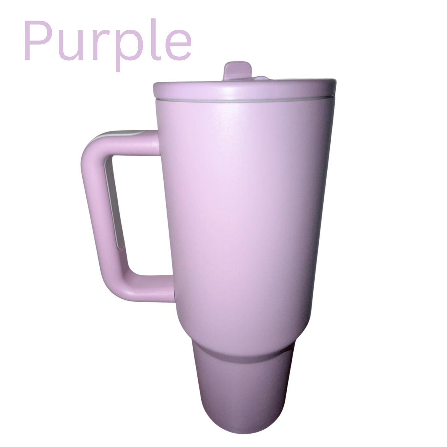 40oz Powder Coated Tumblers Solid Color (NO SPILL)