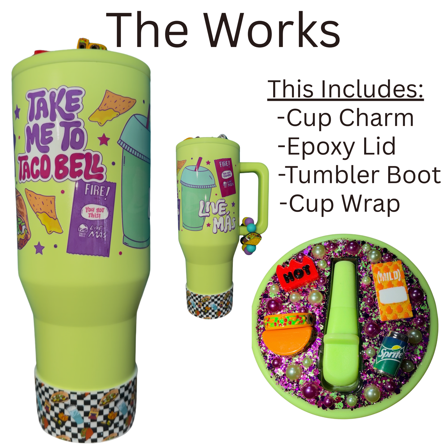 40oz Powder Coated Tumblers Solid Color (NO SPILL)