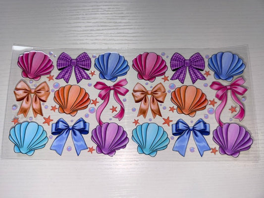 Pink and Blue Seashells
