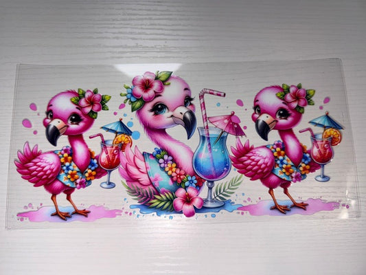 Flamingo with Drinks