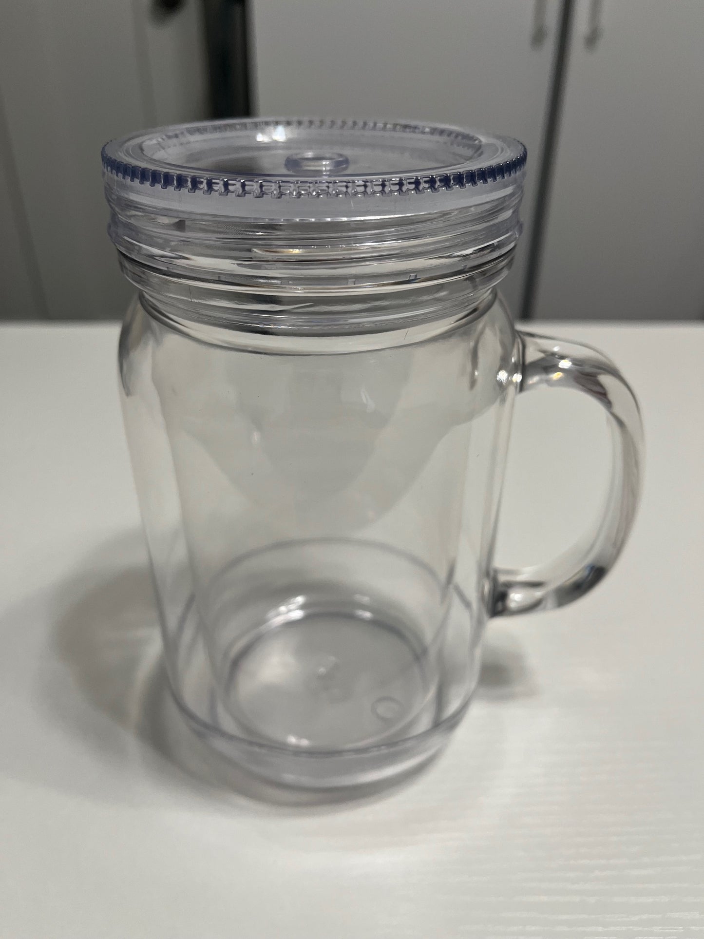 20oz Acrylic Mason Cup Snow Globe