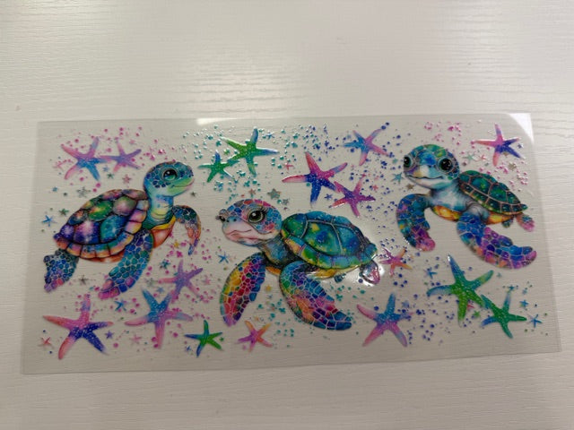 Colorful Sea Turtles