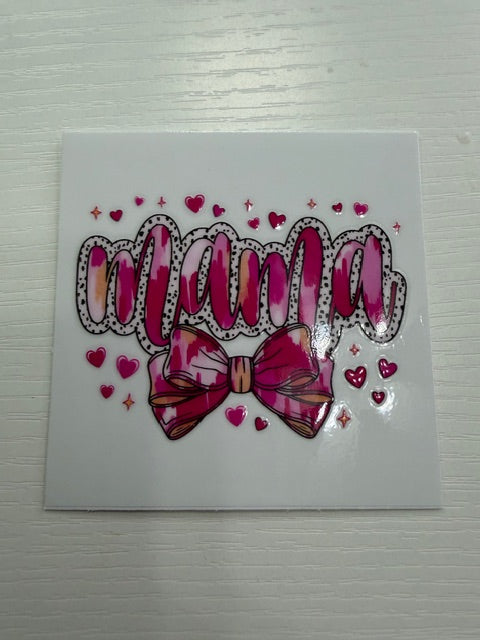 Camo Mama Bow Hearts