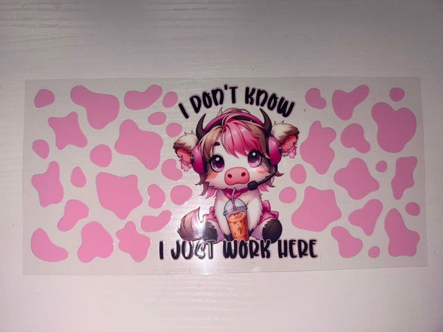 I Don't Know I Just Work Here