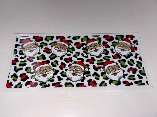 Santa Clause with Cheeta Prints