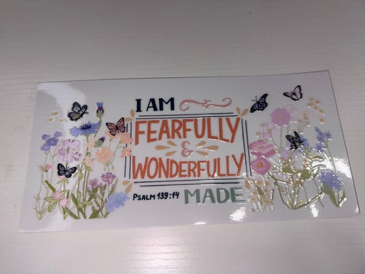 I am fearfully & Wonderfully