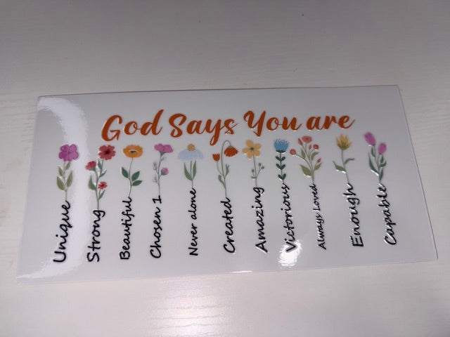 God Says You Are