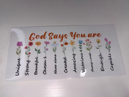 God Says You Are