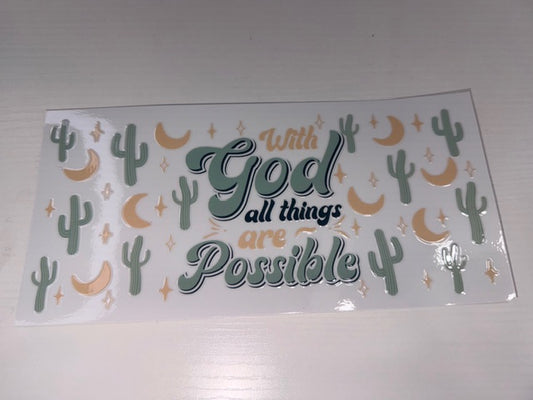 With god all things are Possible