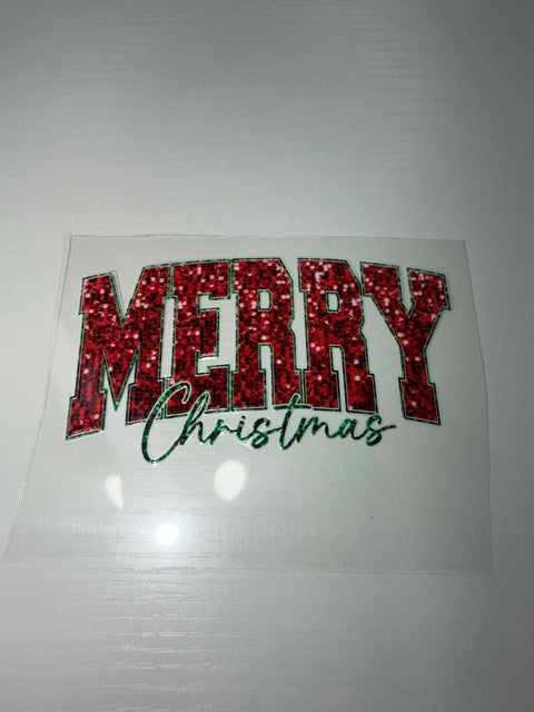 Merry Christmas Decal