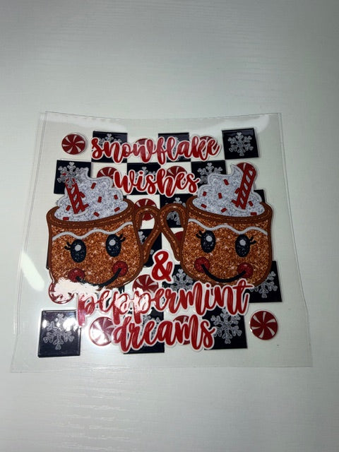 Snowflakes Wishes Decal