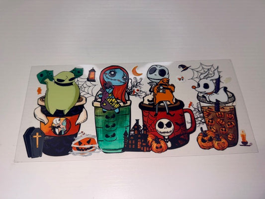 The Nightmare before Christmas in Coffee Cups