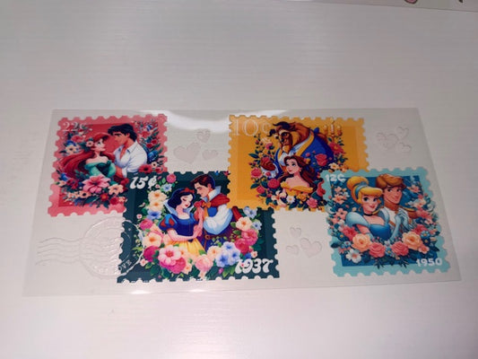 Stamps with different Characters