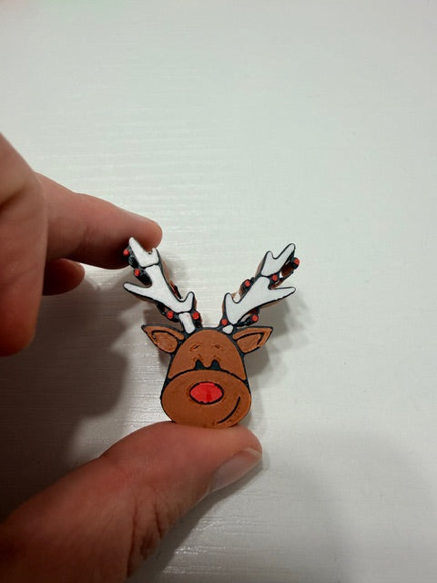 Reindeer Straw Topper