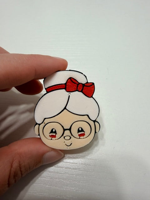 Mrs. Claus Straw Topper