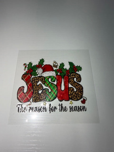 Jesus Christmas Decal